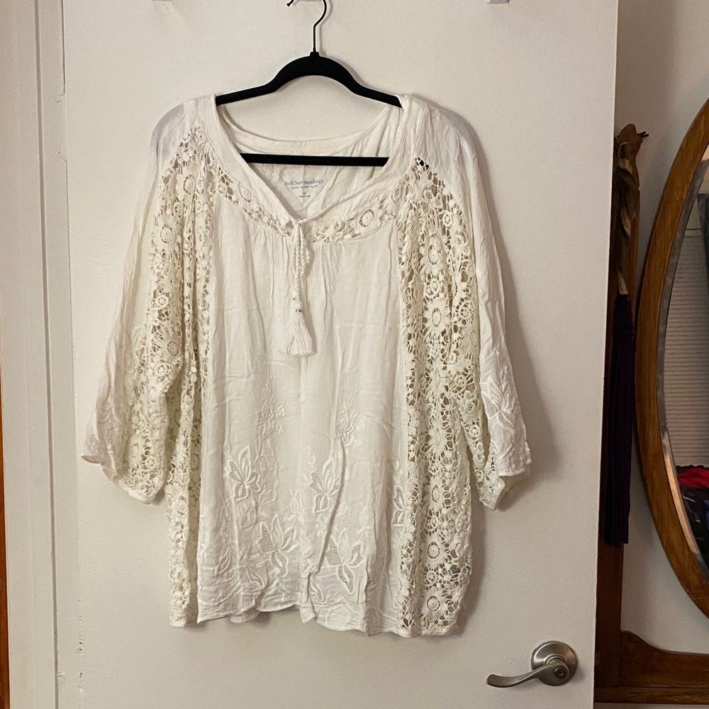 Soft Surroundings Crotchet Women's Top